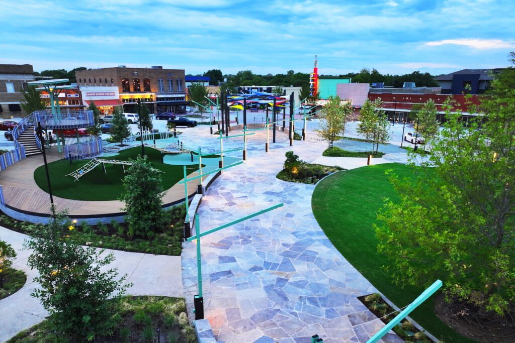 Downtown Garland square