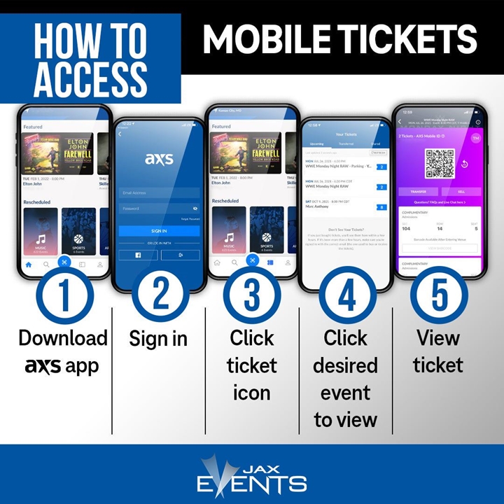 Manage AXS Tickets