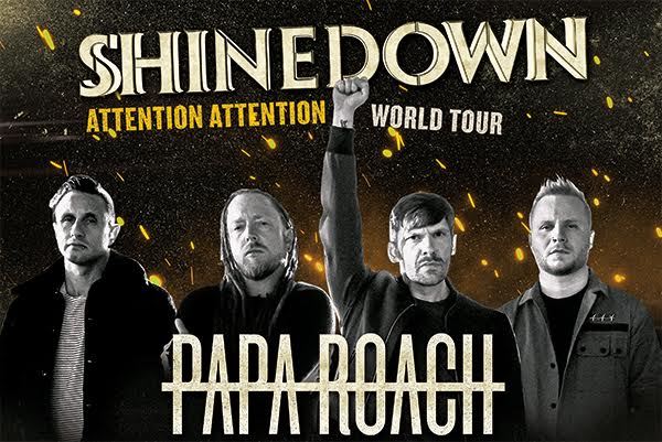 shinedown tour 2021