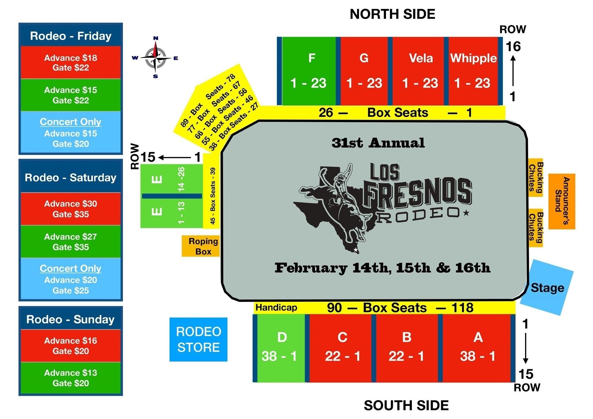 Jackson Hole Rodeo Seating Chart