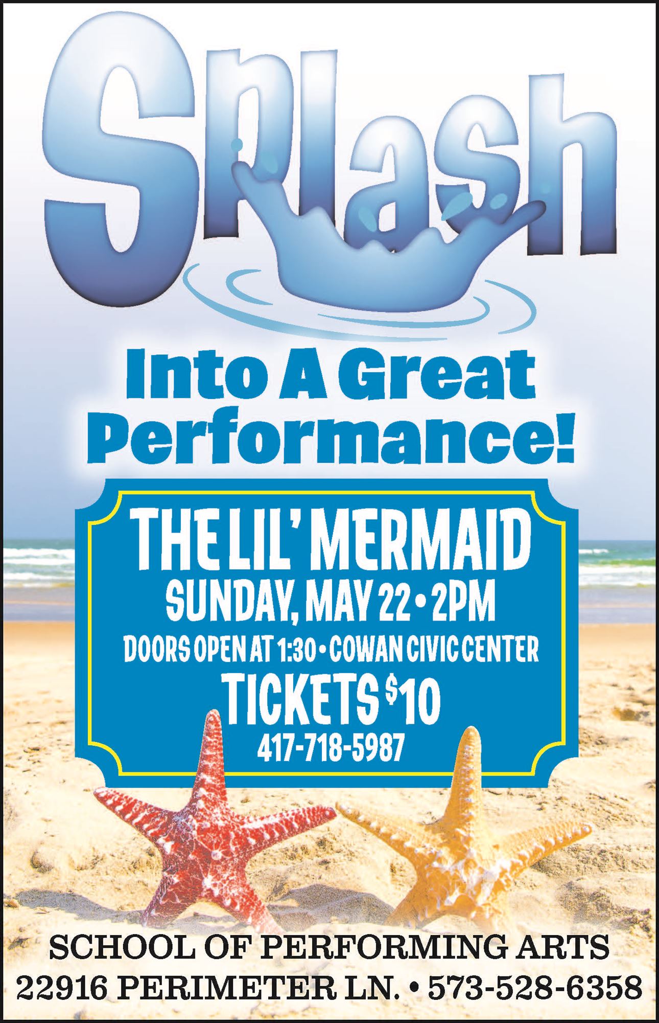 School of performing Arts Presents The Lil' Mermaid
