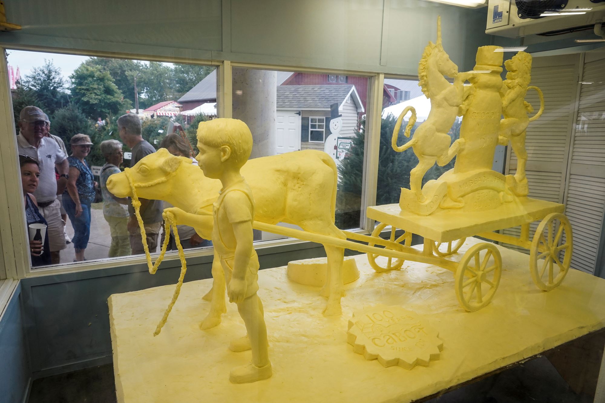 The Big E  Butter Sculpture
