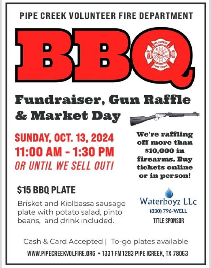 pipe-creek-volunteer-fire-department-bbq-fundraiser-gun-raffle