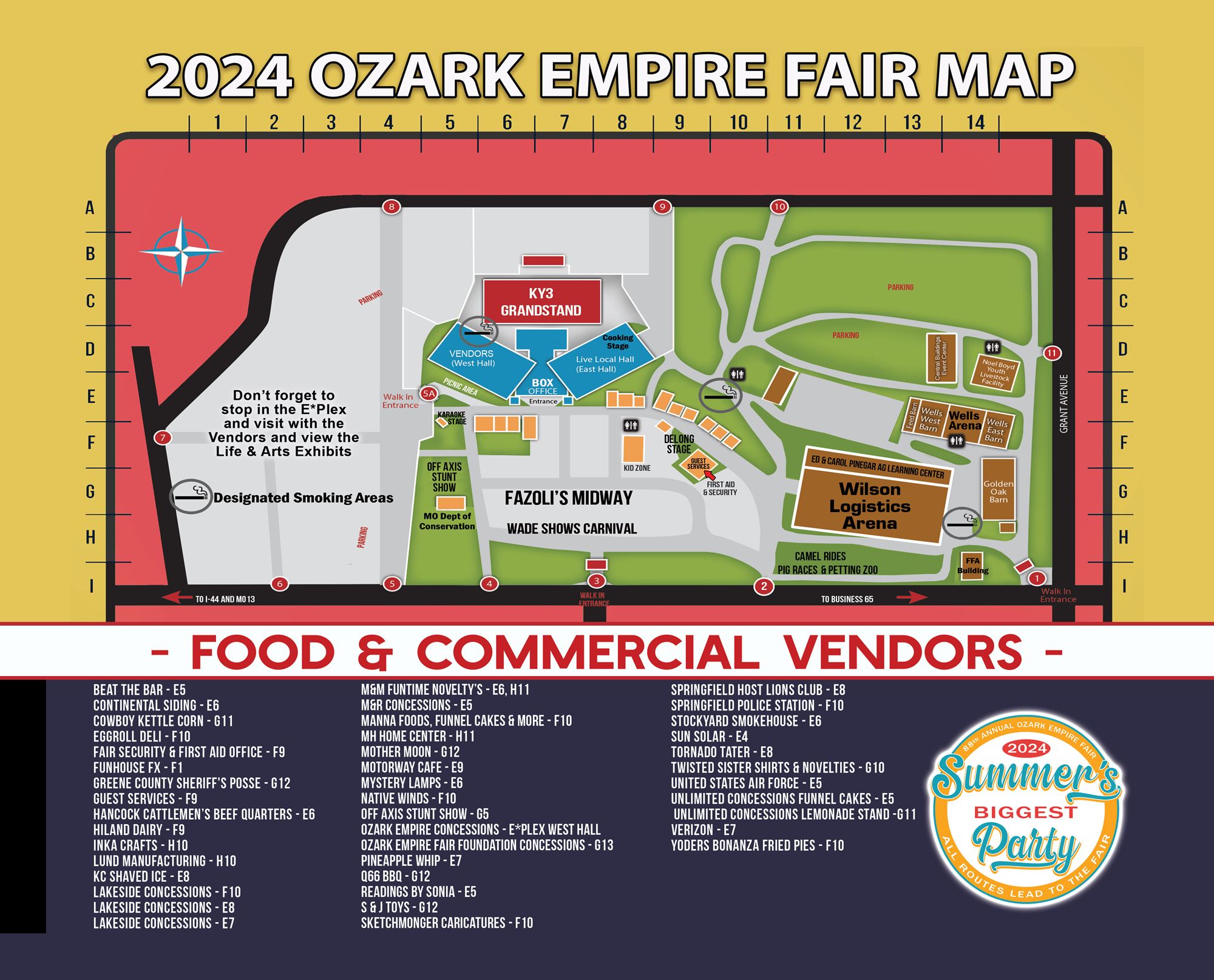 2024 Fairgrounds Map