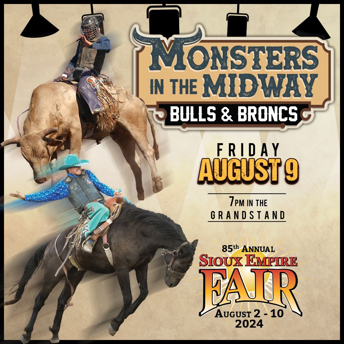 Monsters in the Midway Bulls & Broncs