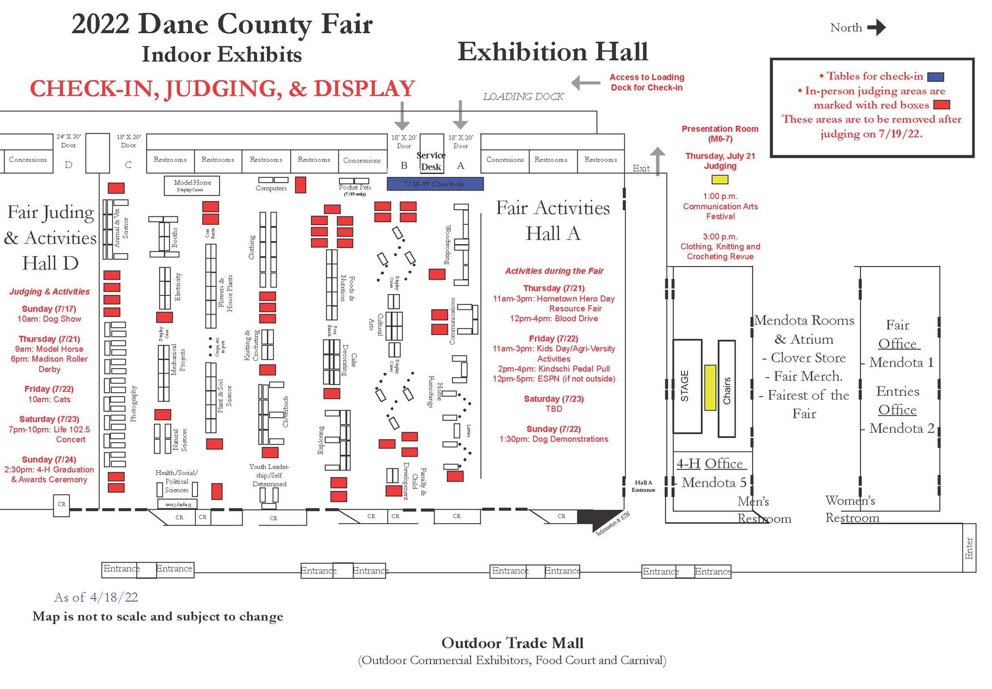 Exhibition Hall Map