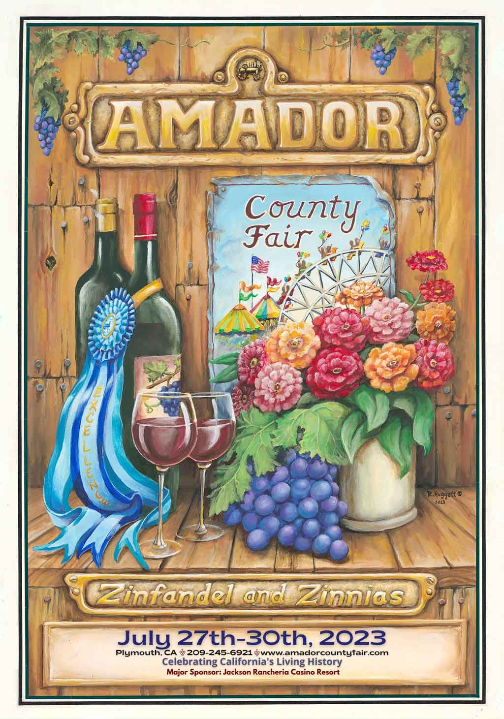 Amador County Fair "Zinfandel and Zinnias"