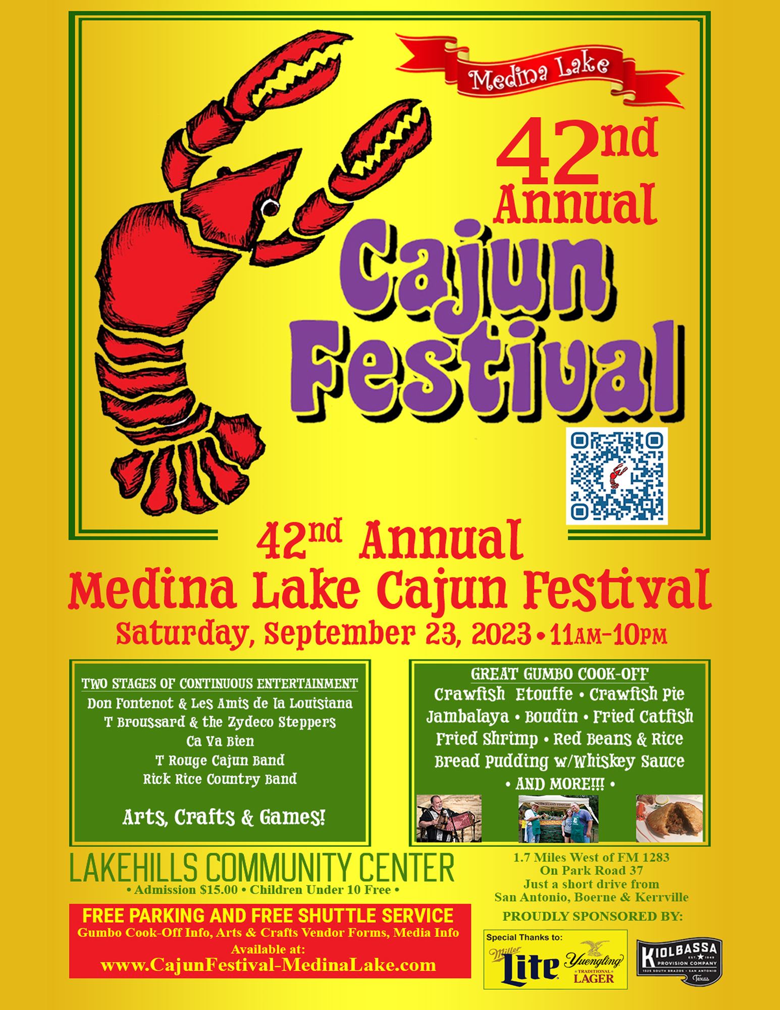 Medina Lake Cajun Festival