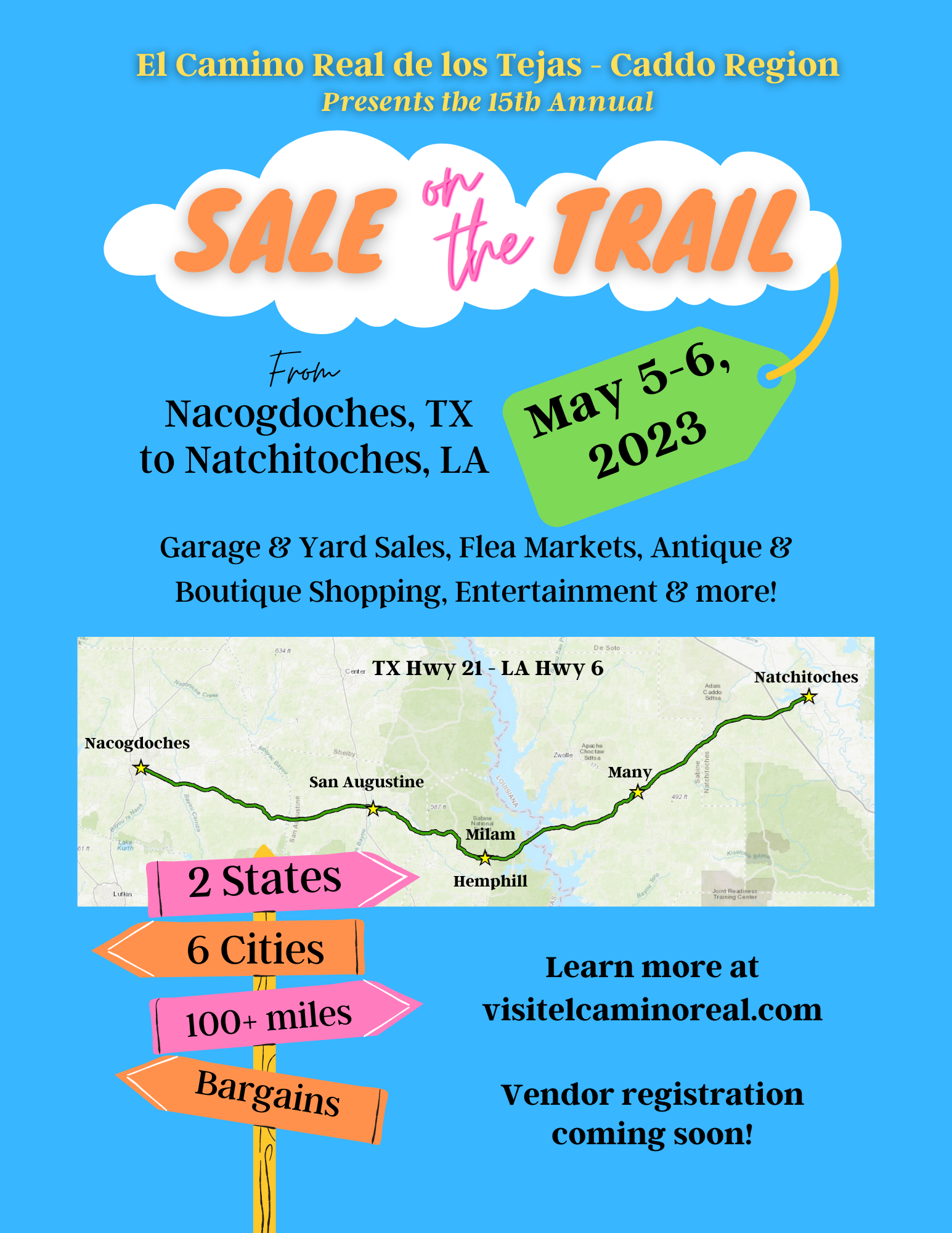 15th Annual Sale on the Trail