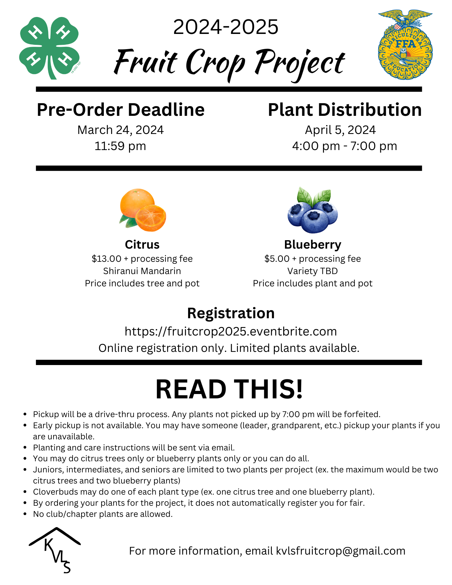 Fruit Crop Project Preorder