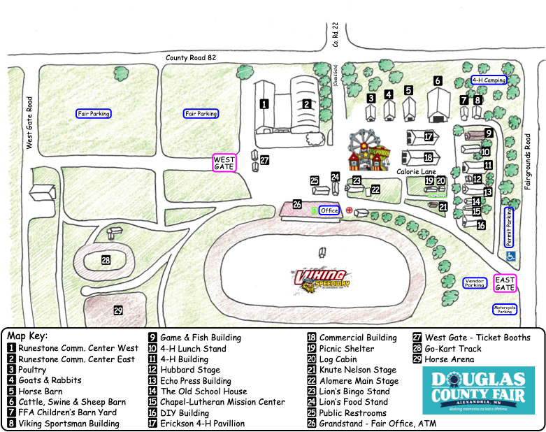 Fairgrounds Map