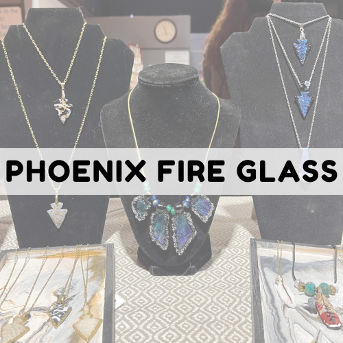 Phoenix Fire glass