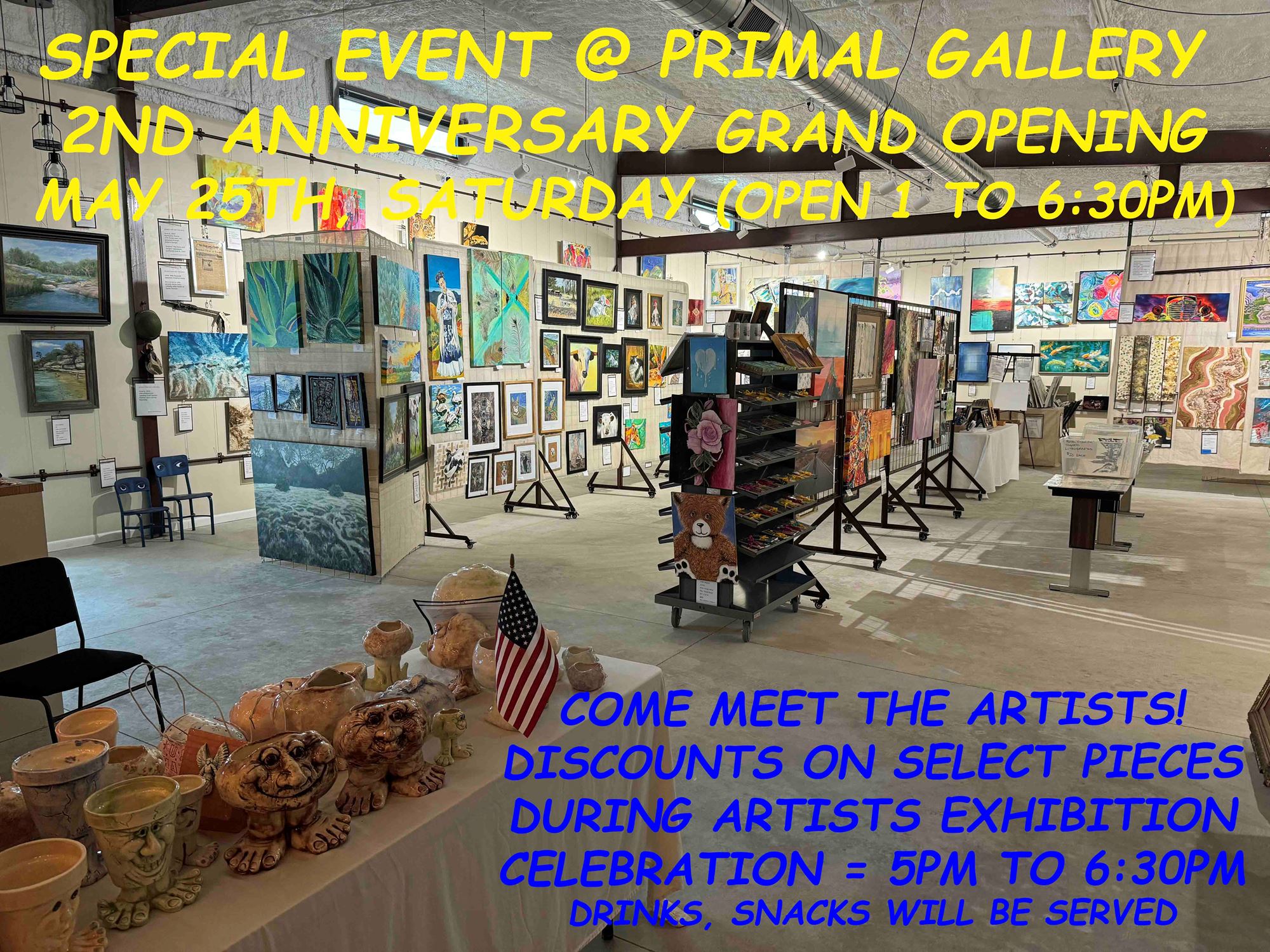 Primal Gallery Grand Opening 2nd Anniversary