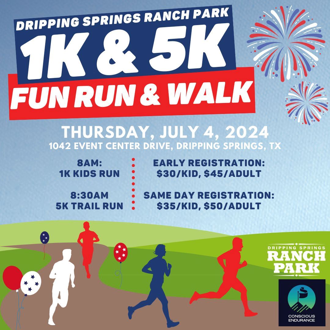 Dripping Springs 1k And 5k Fun Run & Walk