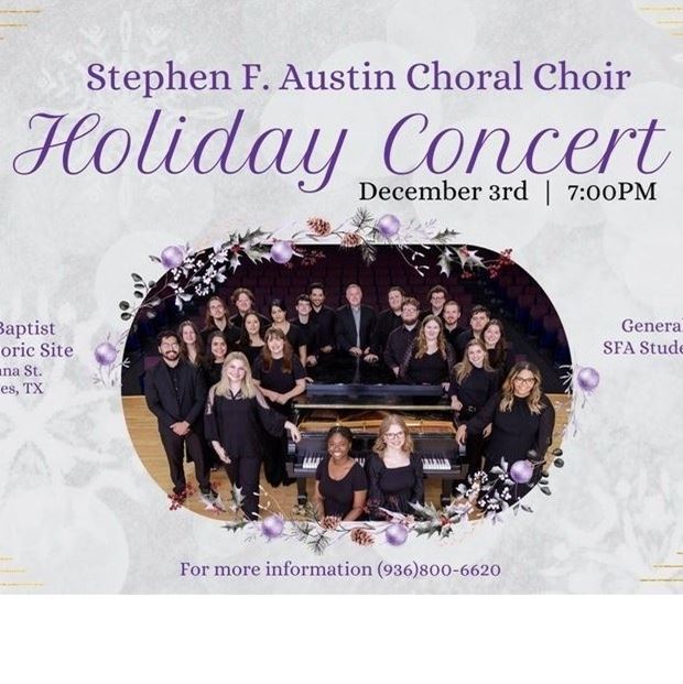 Choral Choir Holiday Concert: Dec. 3rd