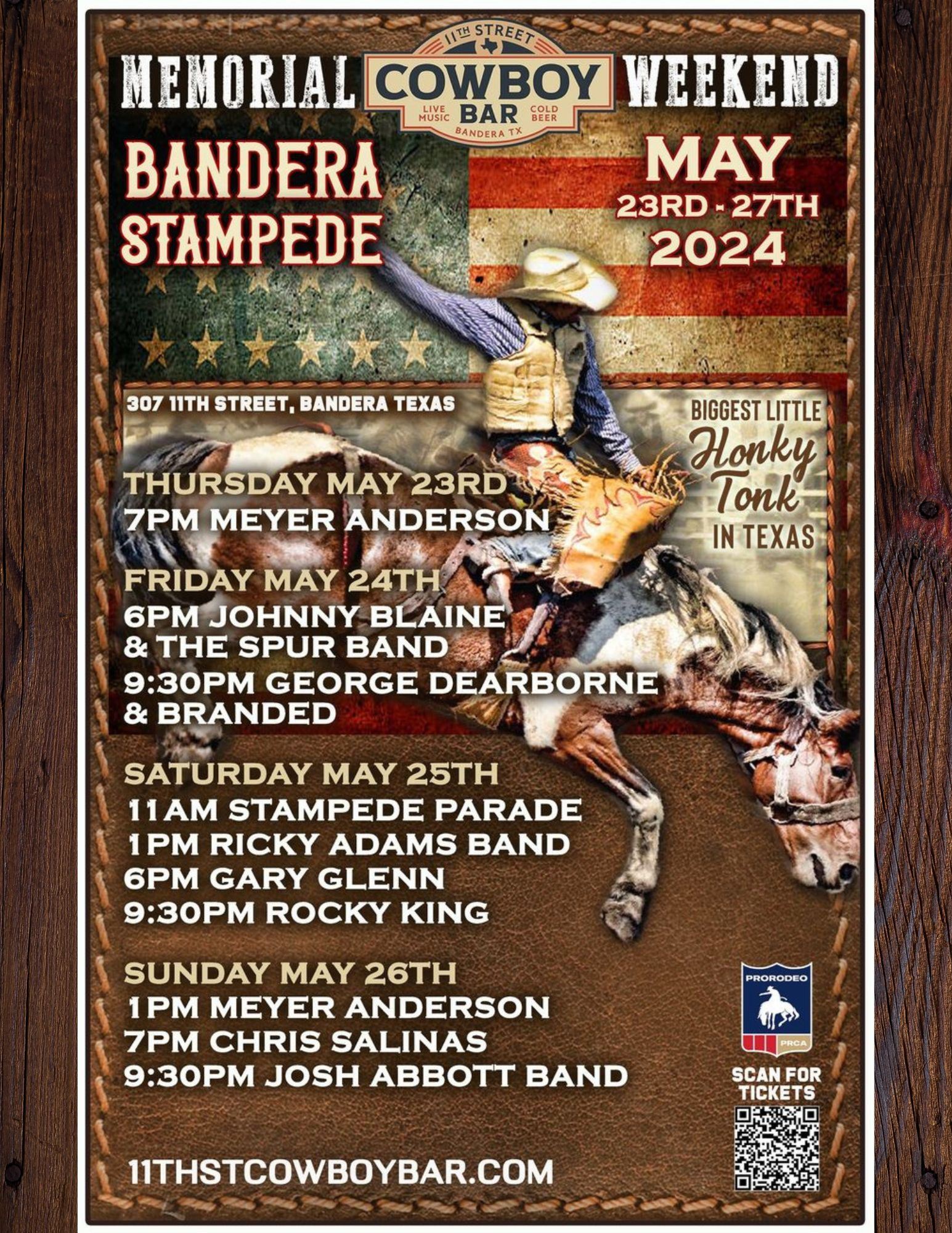 BANDERA STAMPEDE AT 11TH STREET COWBOY BAR