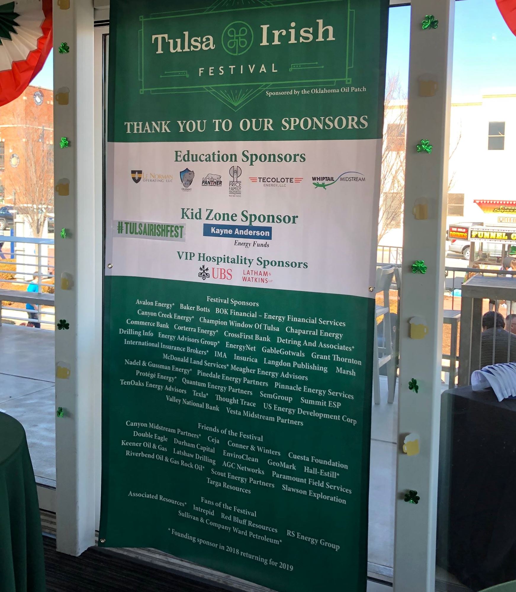 Become of Sponsor at the Tulsa Irish Festival