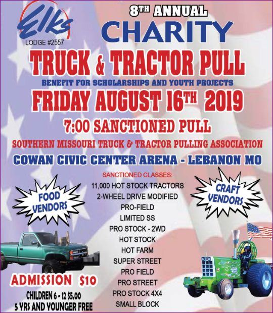 Lebanon Elk's Lodge 2557 8th Annual Charity Truck and Tractor Pull