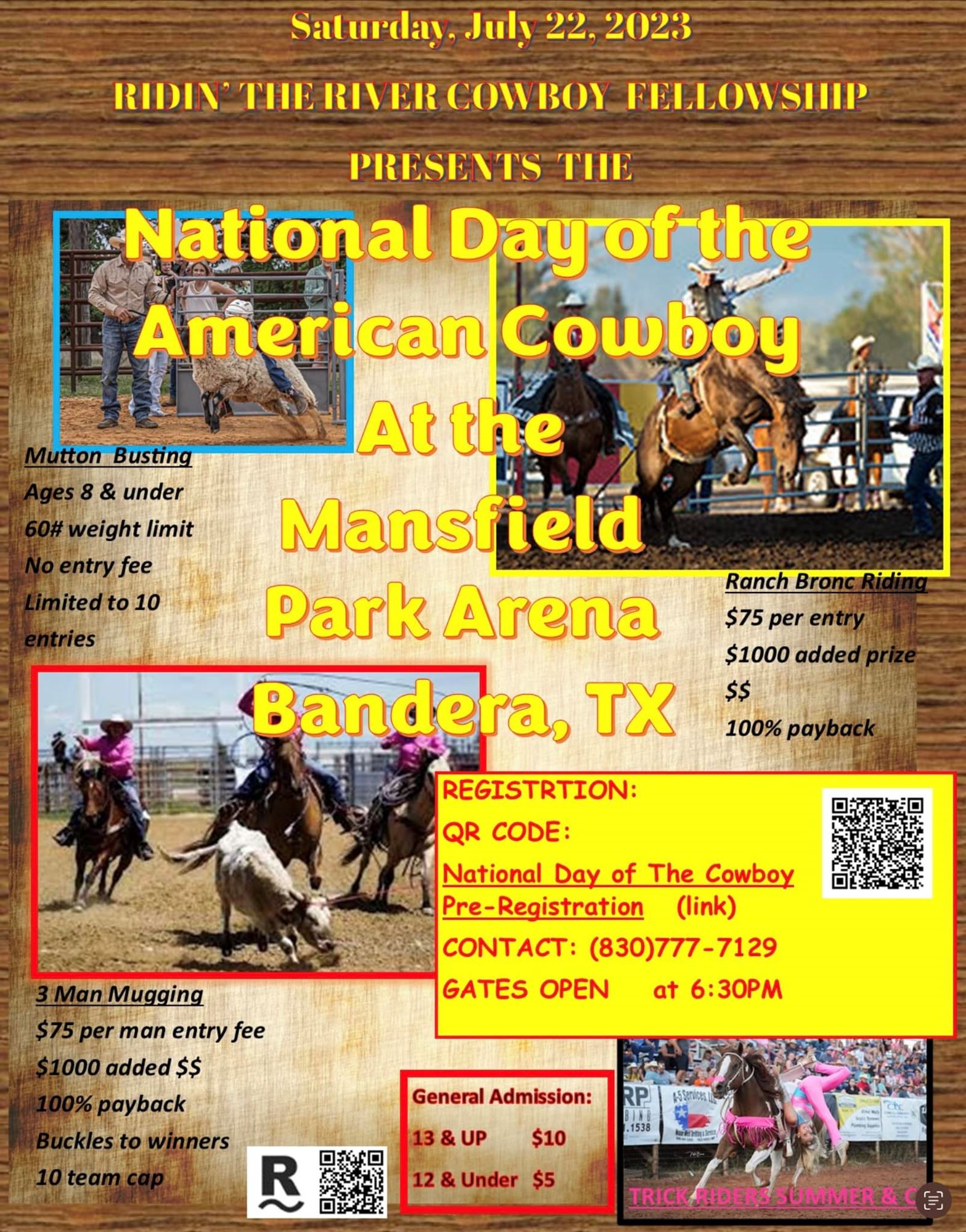 RODEO RIDIN' THE RIVER CHRISTIAN FELLOWSHIP
