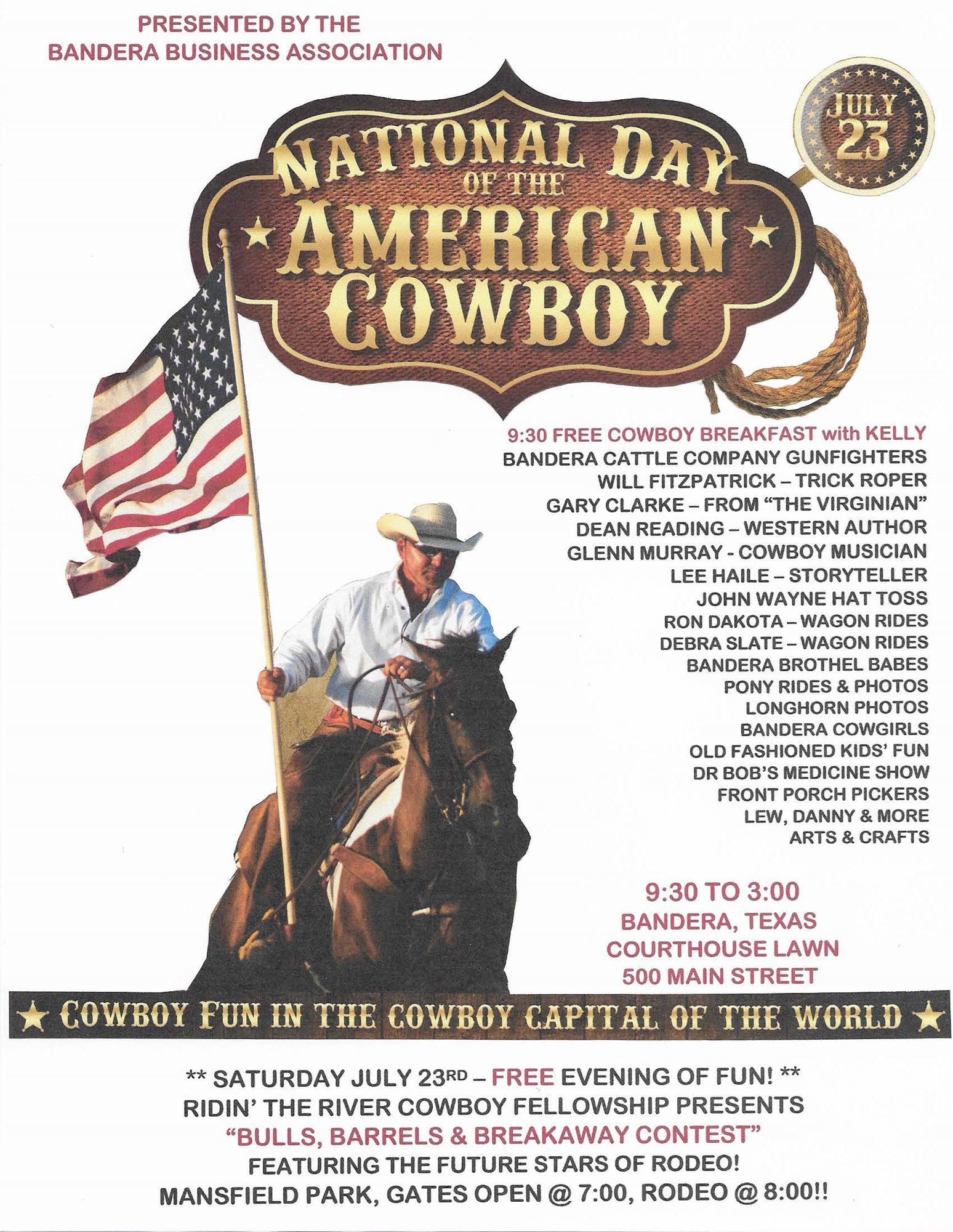 NATIONAL DAY OF THE AMERICAN COWBOY