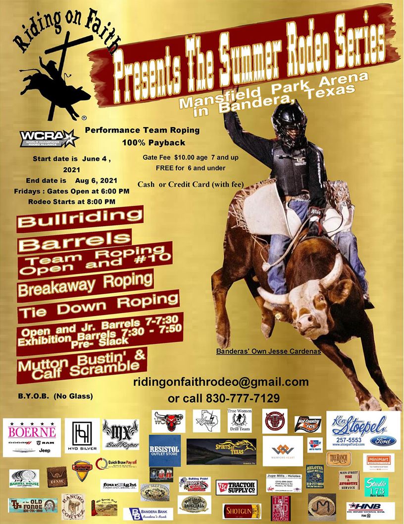 Riding on Faith Rodeo Summer Series