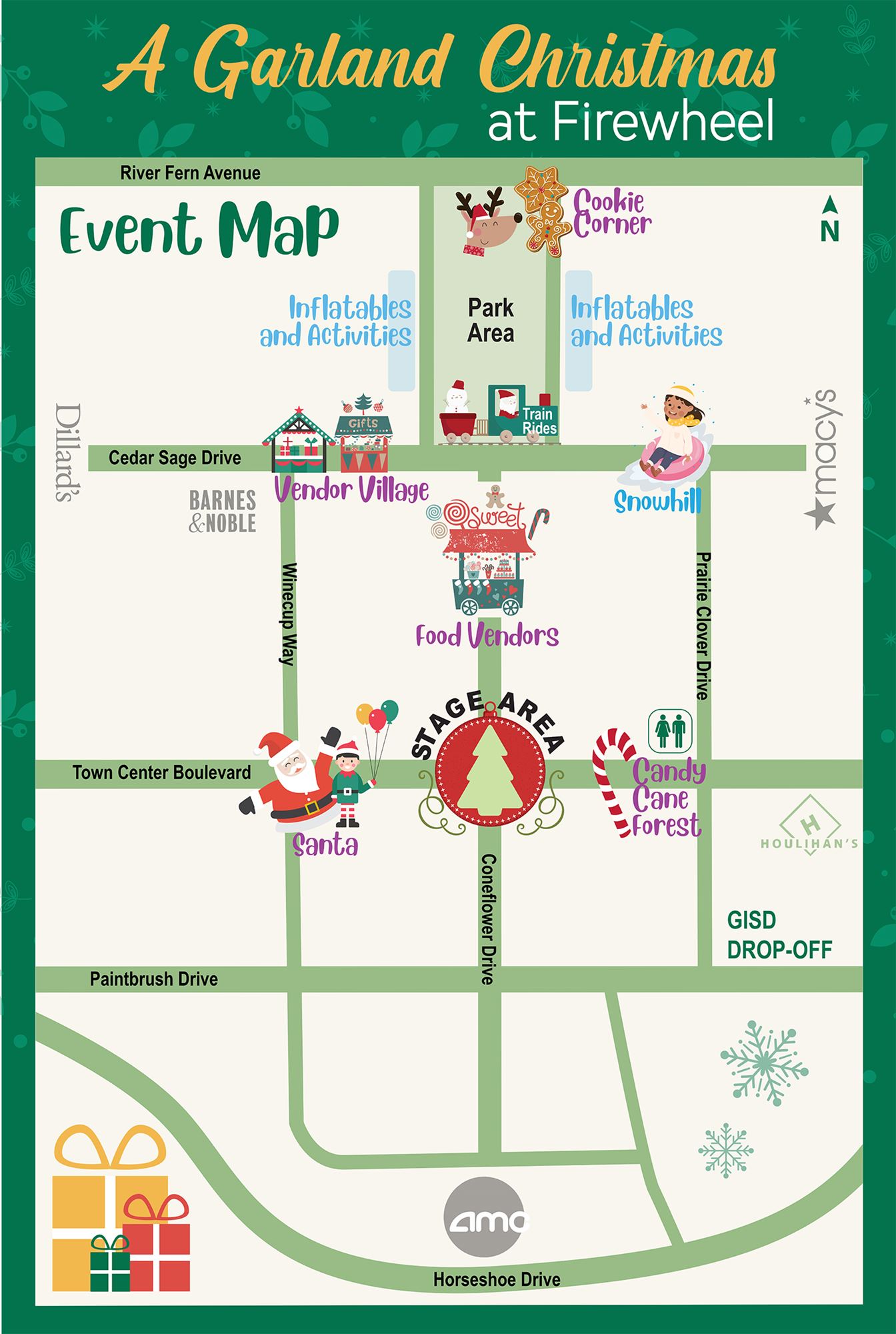 A Garland Christmas at Firewheel