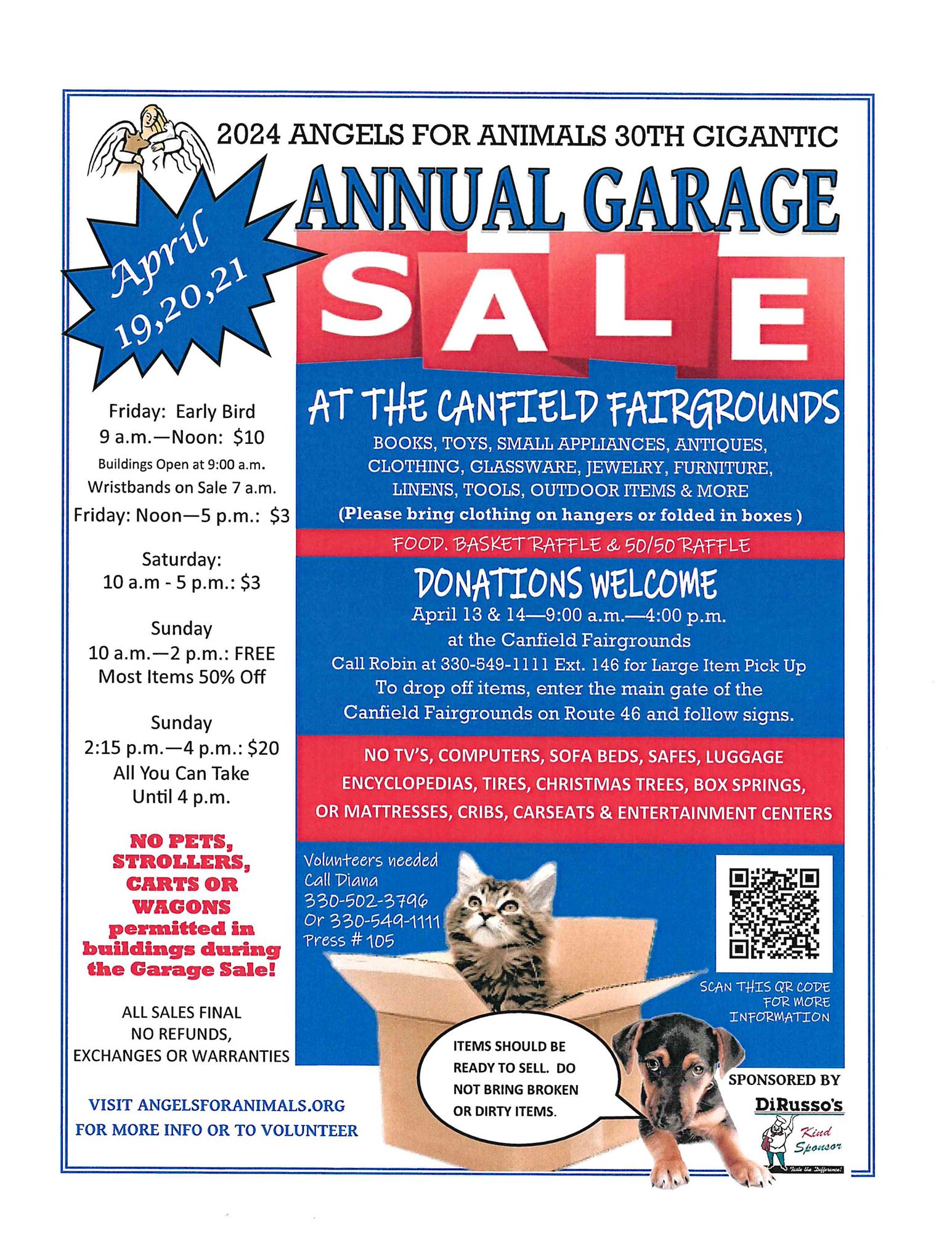 Angels for Animals Garage Sale