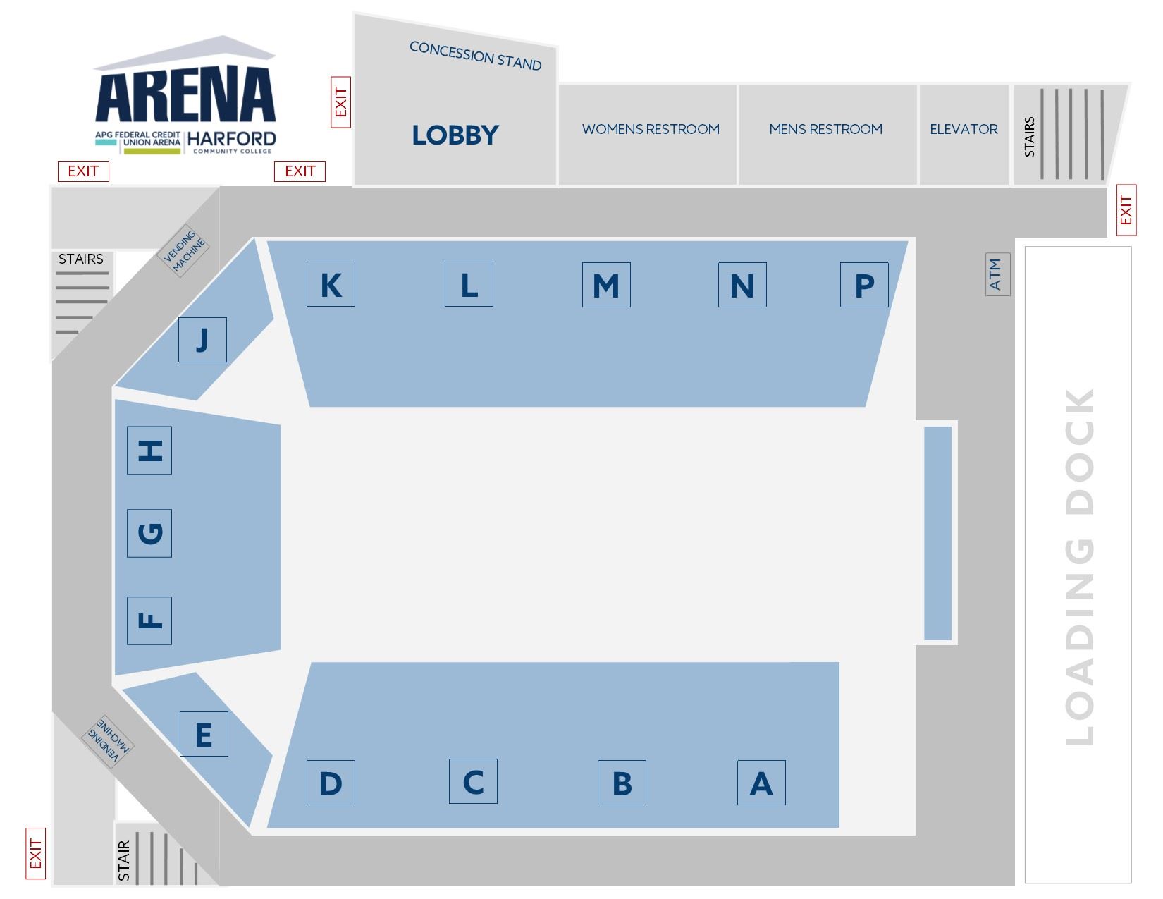 Seating Configurations APG Federal Credit Union Arena