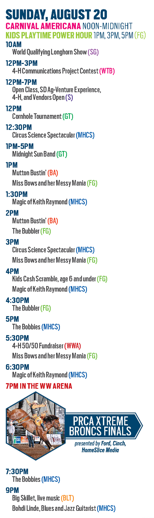 central states fair 2023 schedule