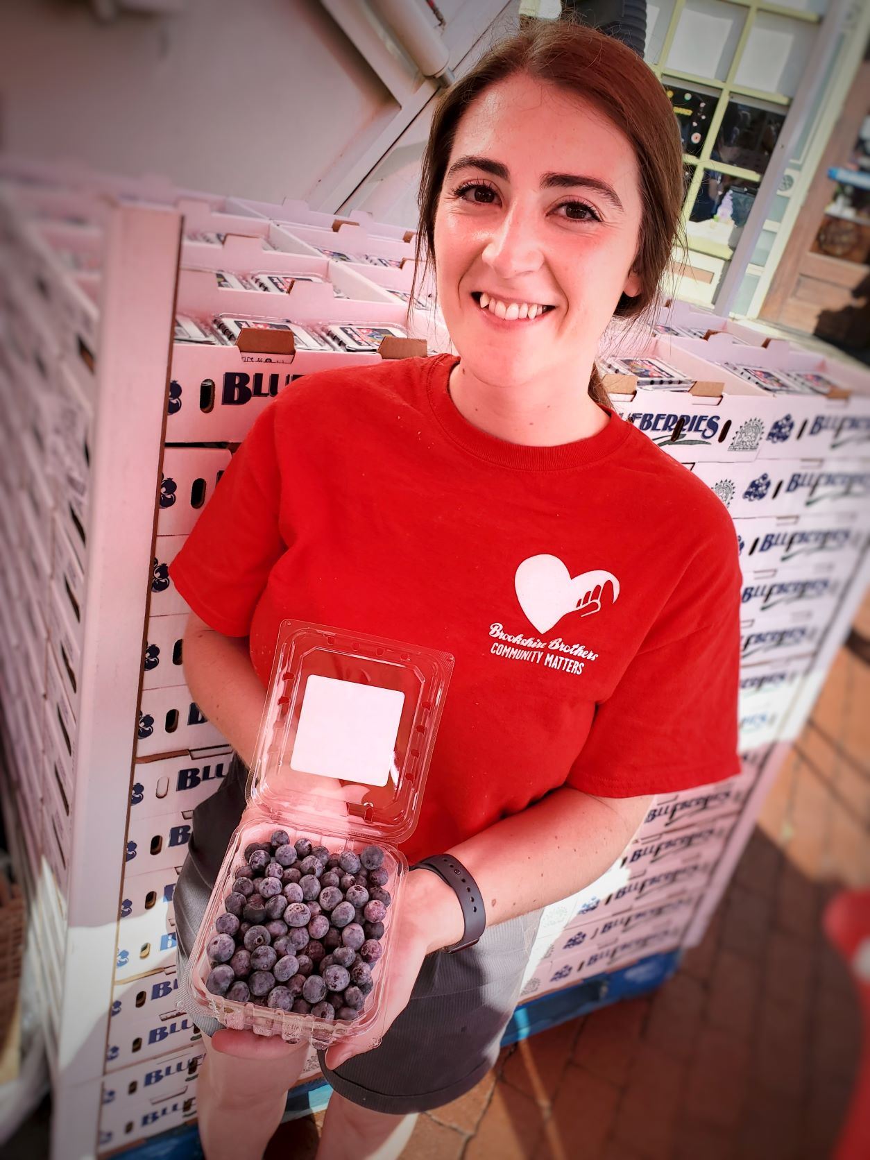Fresh Blueberries for Sale at Texas Blueberry Festival