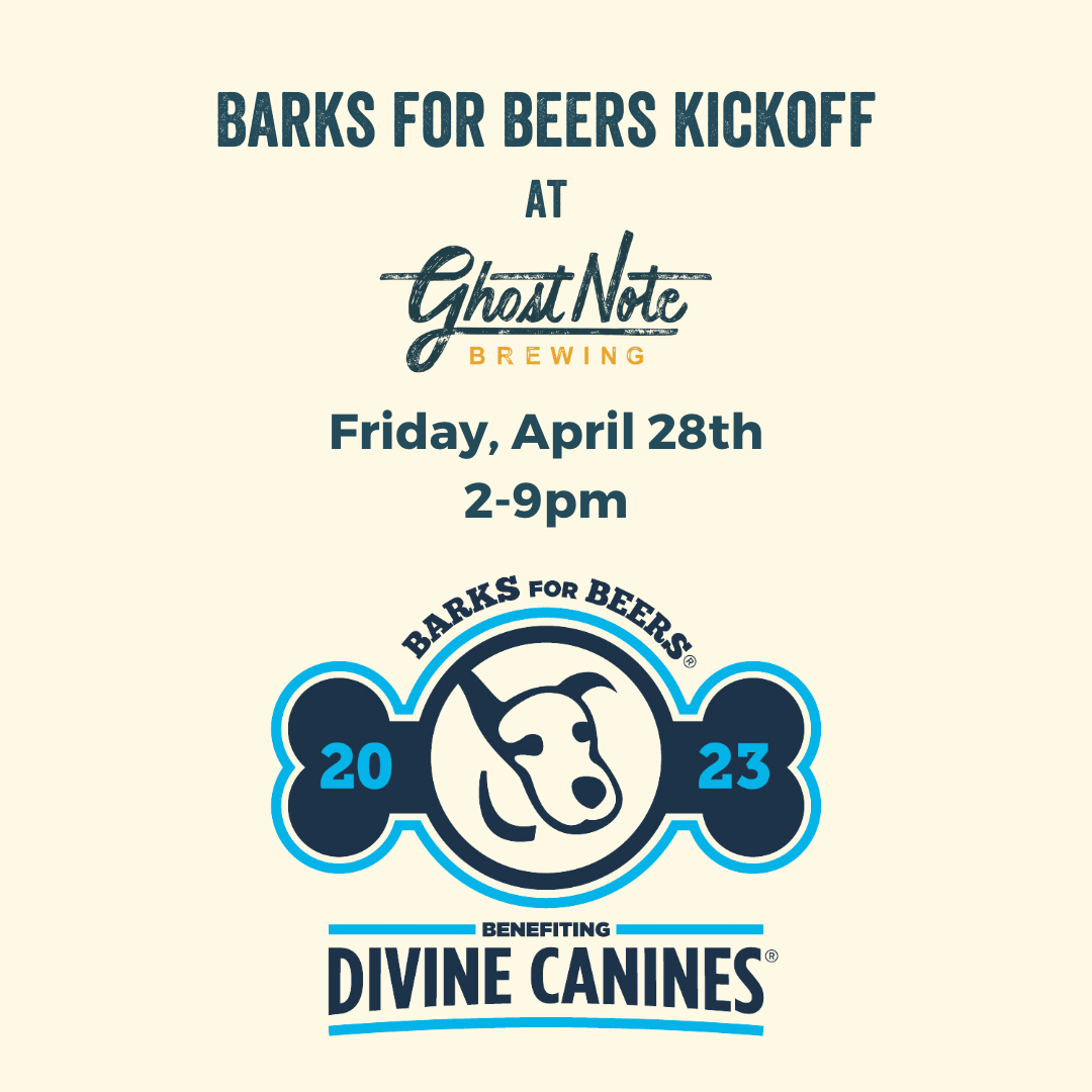 Ghost Note Brewing Barks for Beers Kickoff Event