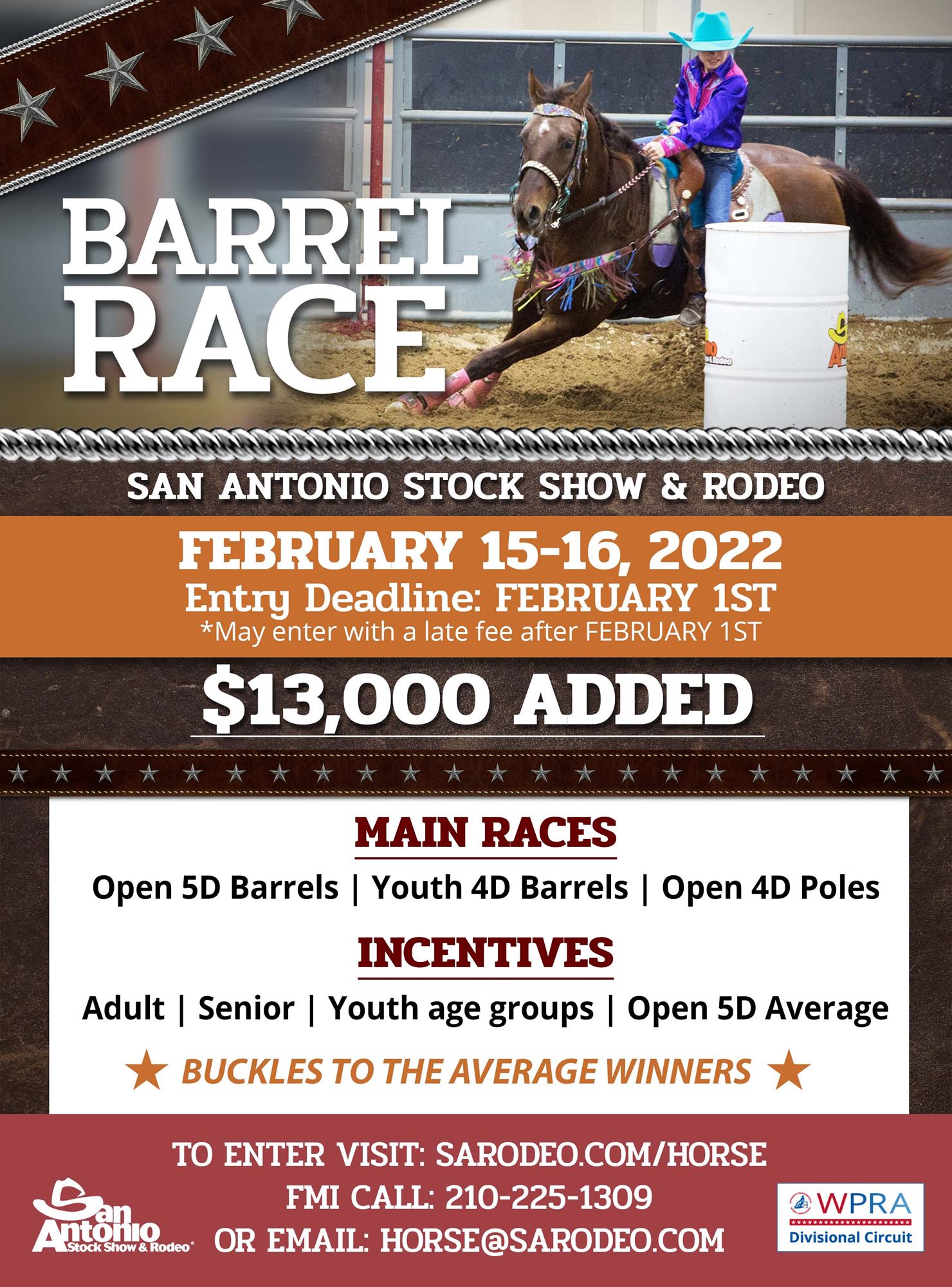 San Antonio Rodeo 2022 Schedule Open Barrel Race