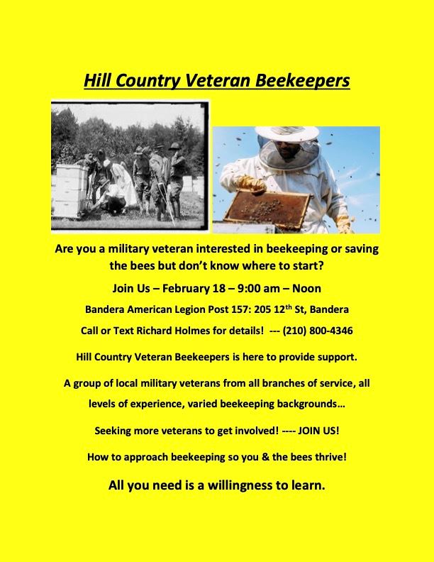 Hill Country Veteran Beekeepers