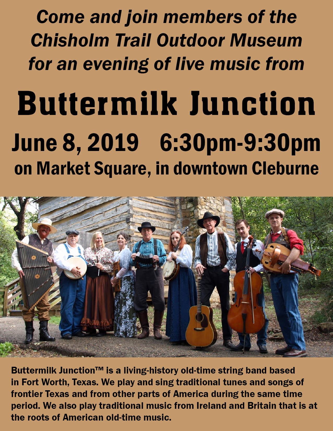 Chisholm Trail Outdoor Museum presents "Buttermilk Junction"