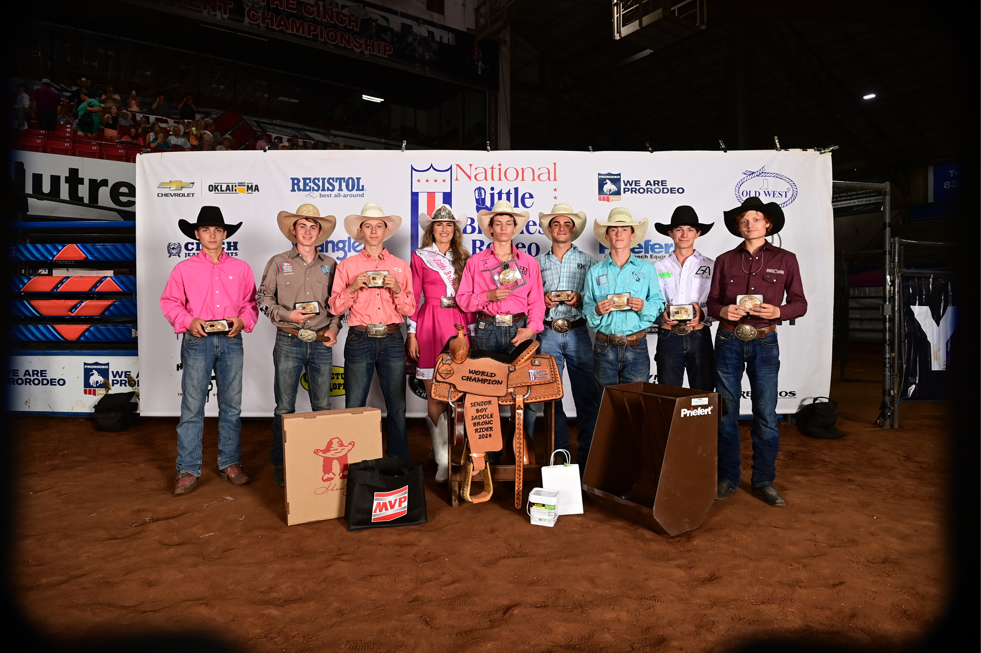 Senior Boy Saddle Bronc Riding