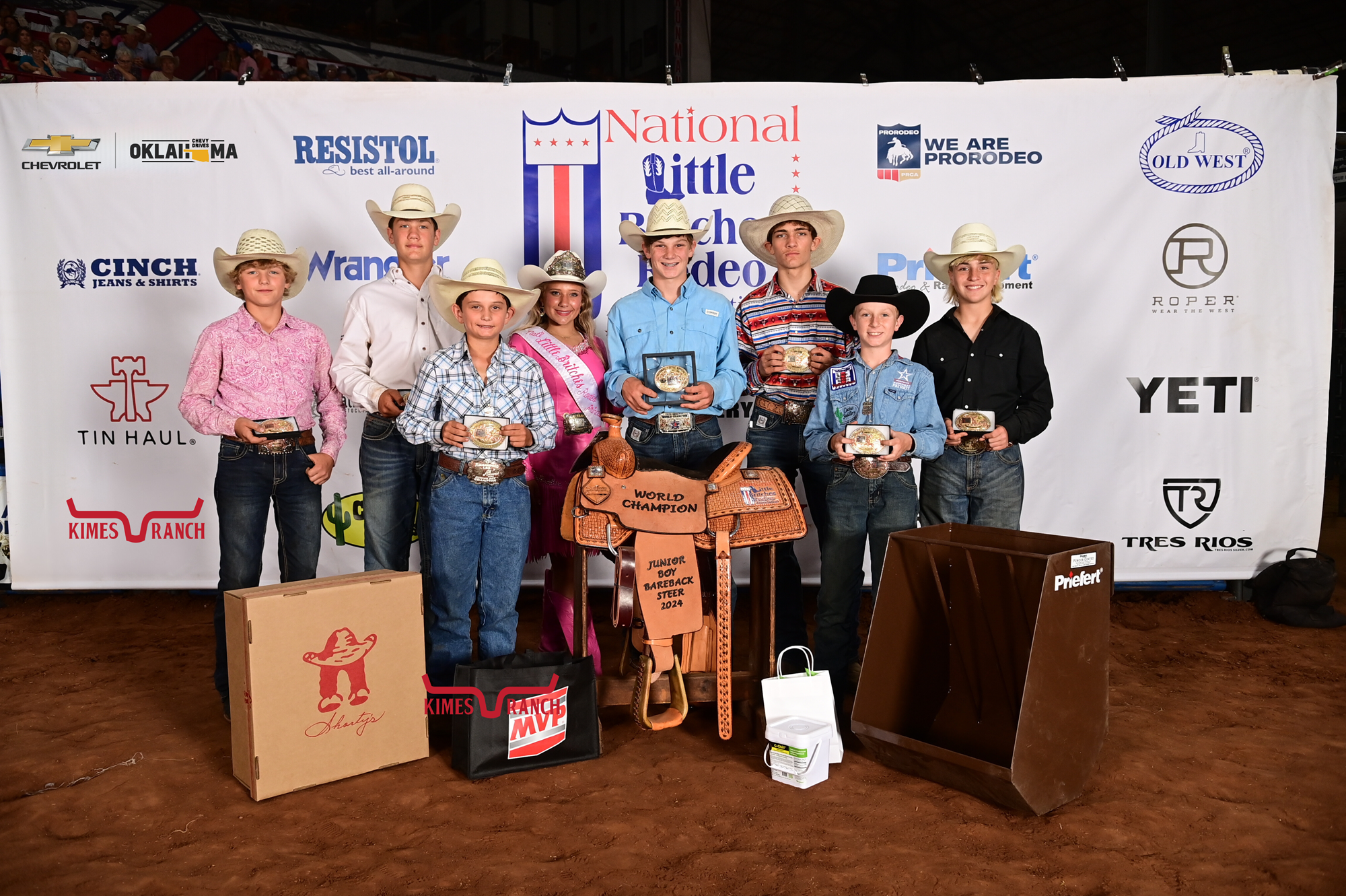 Junior Boy Bareback Steer Riding