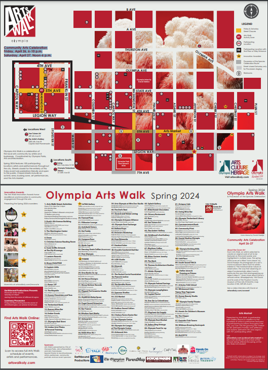 View the Printable Version of the Arts Walk Map