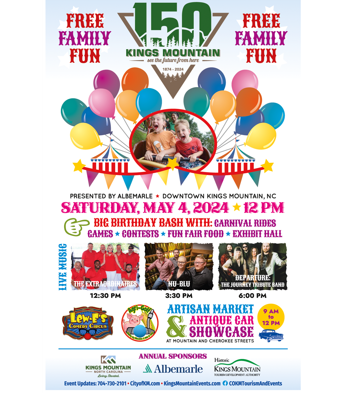 City of Kings Mountain 150th Anniversary Festival