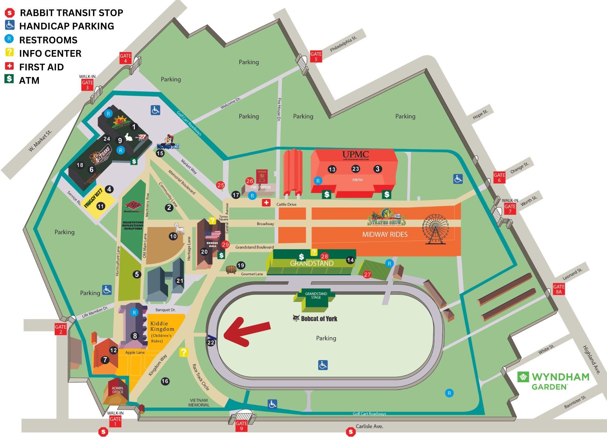 Fairgrounds Map