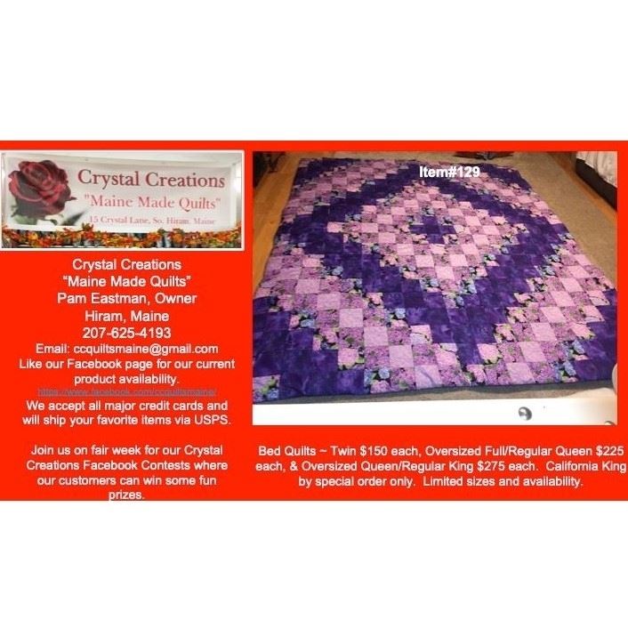 Crystal Creations "Maine Made Quilts"