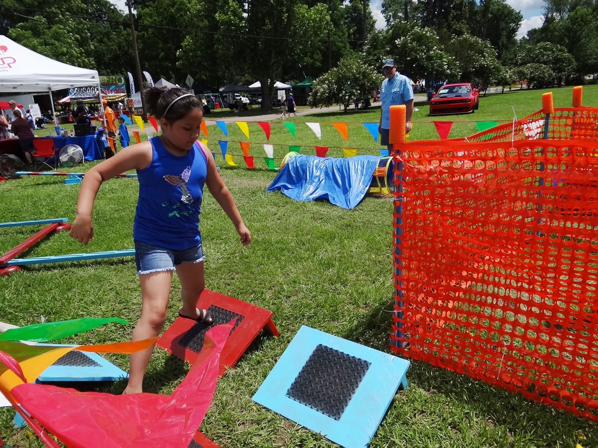 Blueberry Kids Activities in Festival Park at Texas Blueberry Festival