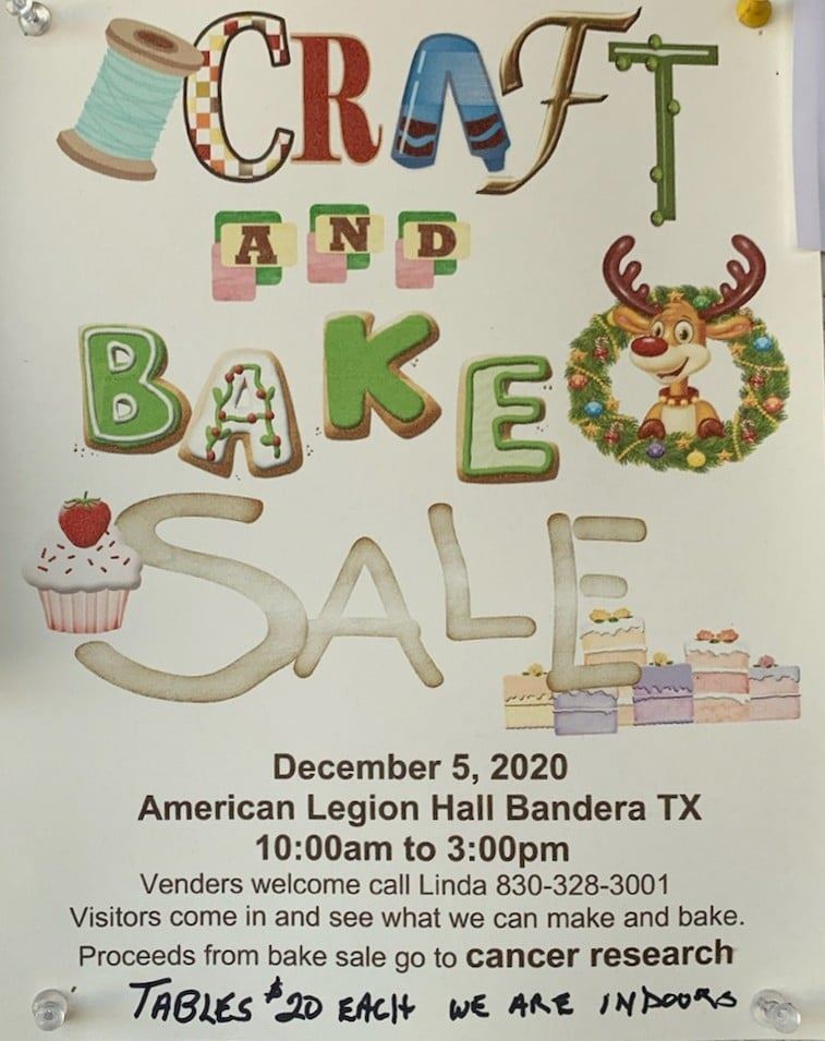 American Legion Craft & Bake Sale