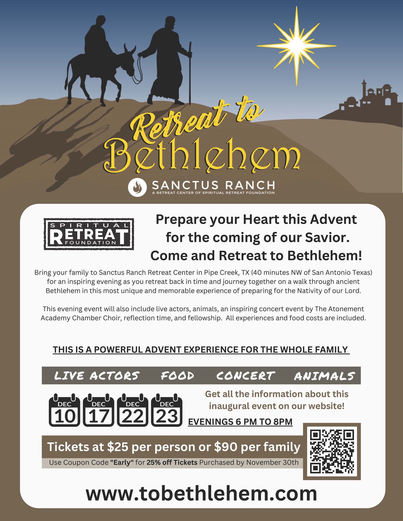 Retreat to Bethlehem