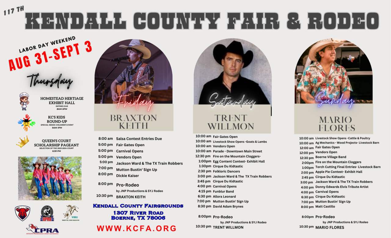 Kendall County Fair Full Lineup