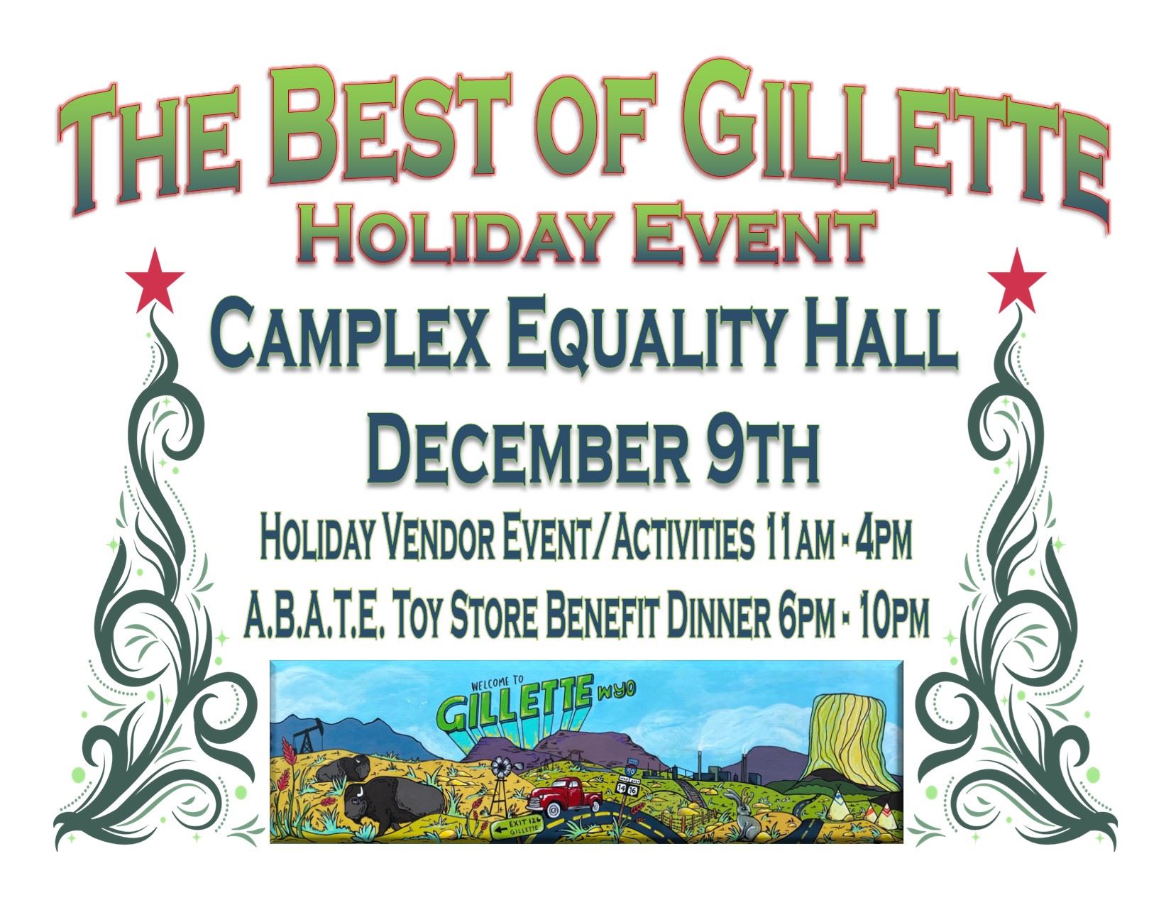 The Best of Gillette Holiday Event/ A.B.A.T.E. Fundraiser