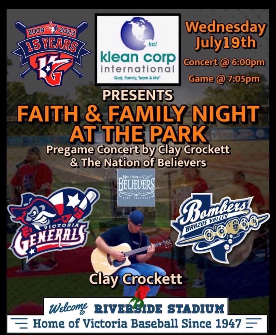 Faith & Family Night-Victoria Generals Baseball