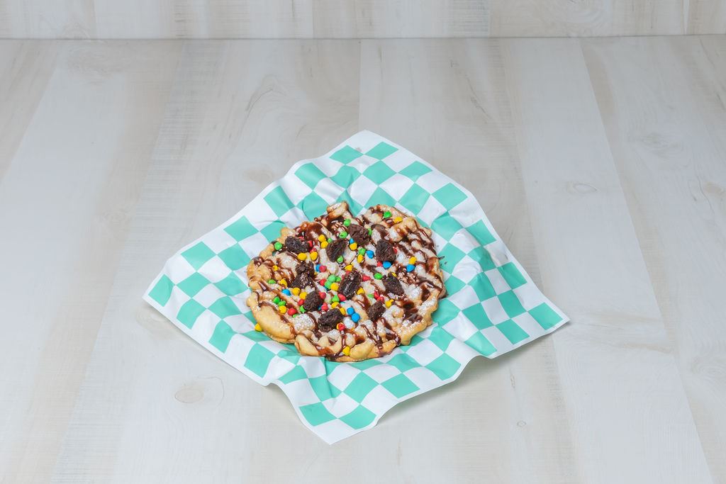 Cosmic Brownie Funnel Cake