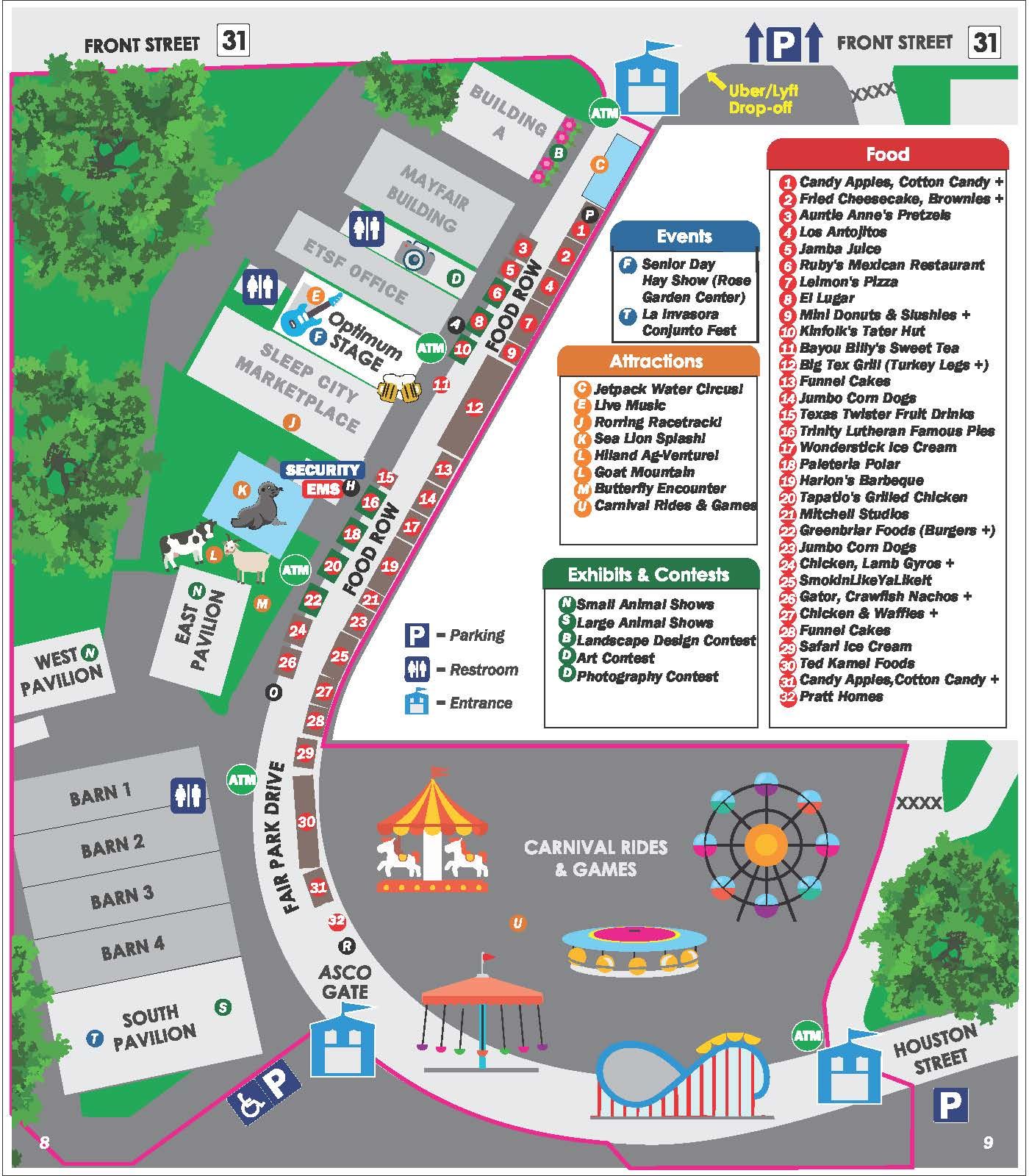 Fairgrounds Map