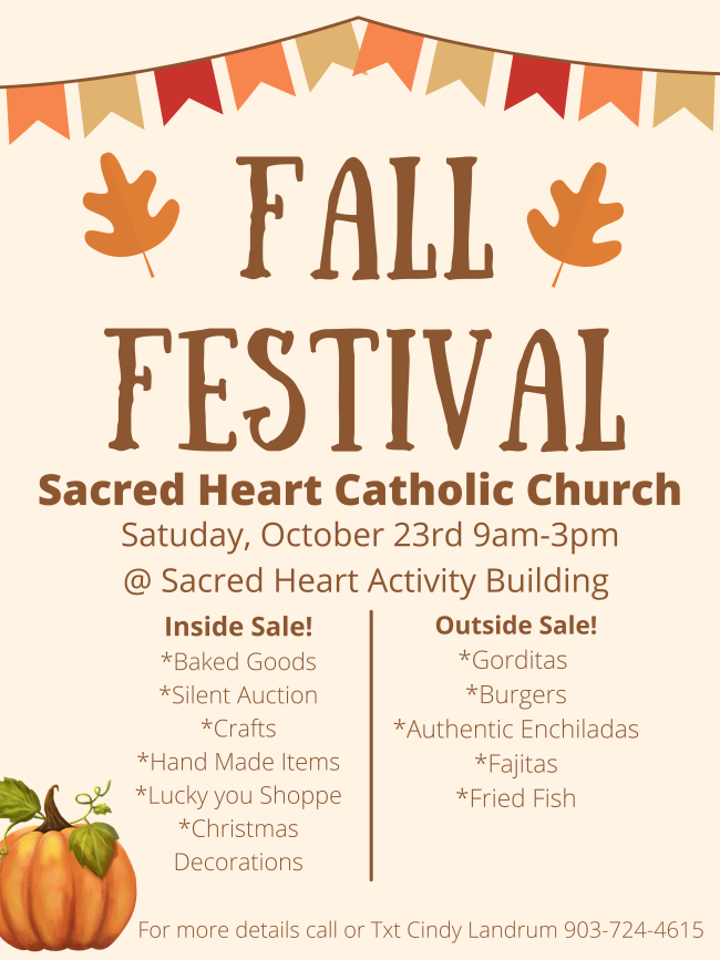 Fall FestSacred Heart Catholic Church