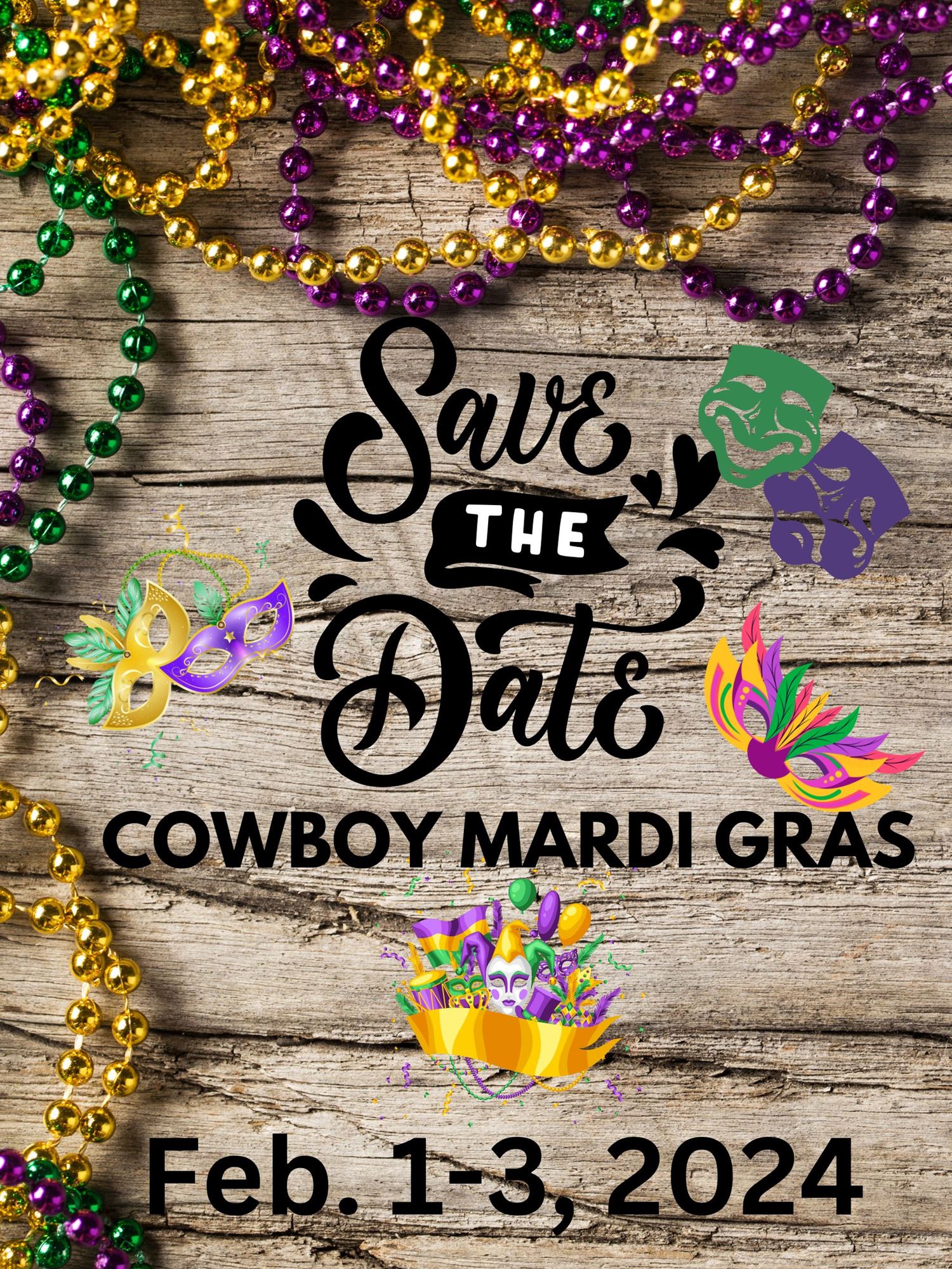 Cowboy Mardi Gras